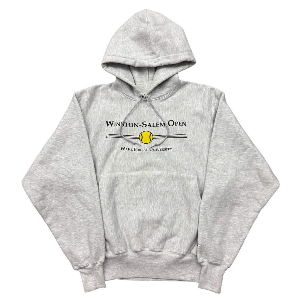 Vintage Y2K Champion Reverse Weave Winston-Salem Open Wake Forest Tennis Hoodie
